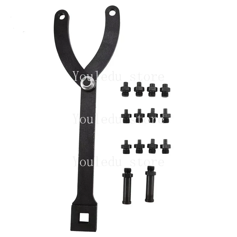 1/2 Inch Dr Adjustable Variable Pin Spanner Wrench Tool Pulley Puller Remover