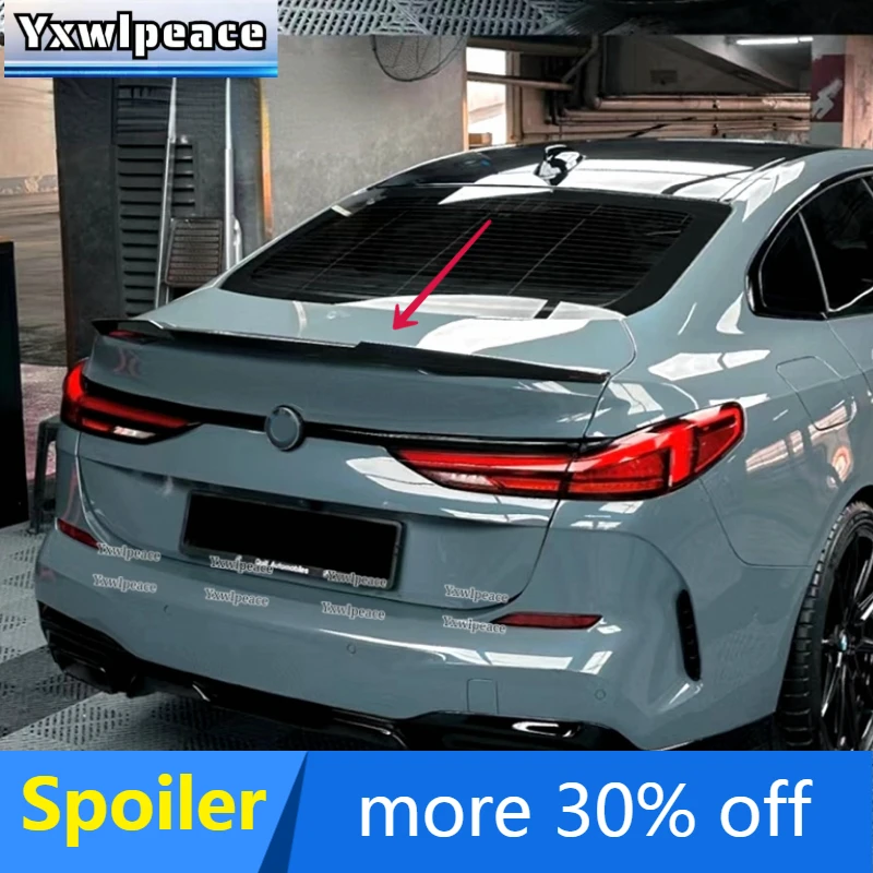 

For BMW 2 Series F44 2021 2022 Spoiler M4 Style ABS Plastic Primer Color Rear Trunk Lip Spoiler Wing Body Kit Accessories