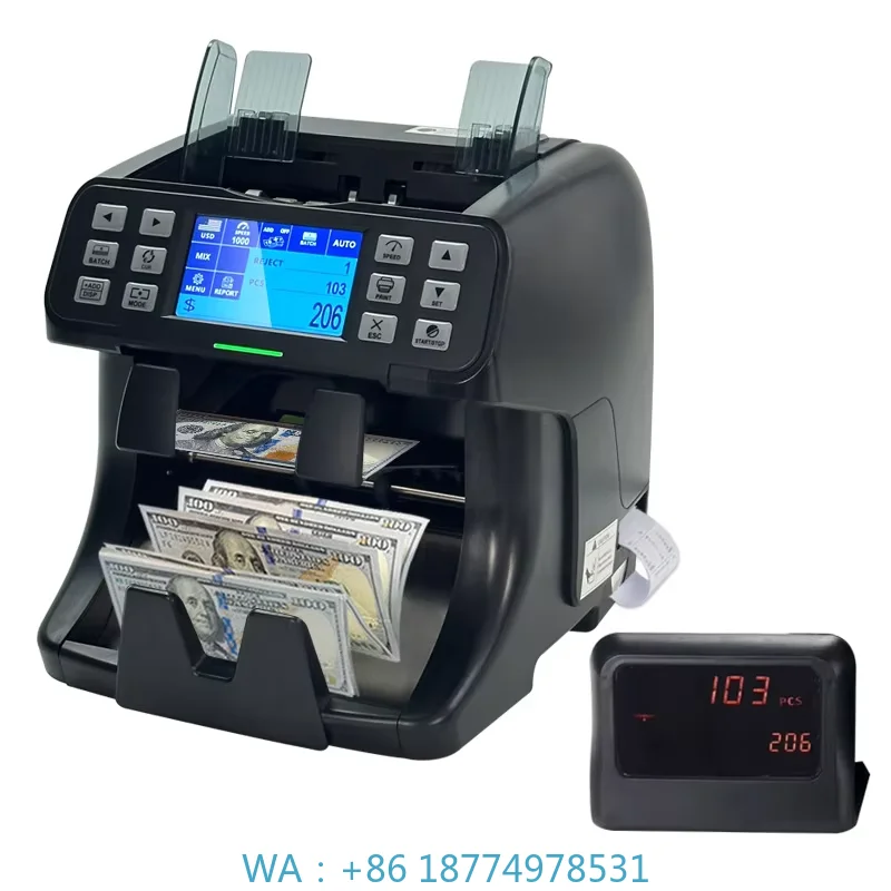 Counting Sorting Basic Fitness Money Cash Counting Machines Touch Screen Money Counter and Detector