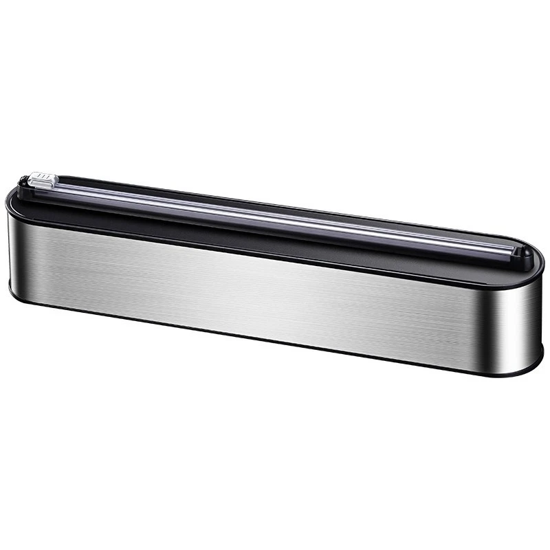 Stainless steel multi-functional plastic wrap cutter Magnetic refrigerator Kitchen tinfoil sliding knife cutting box
