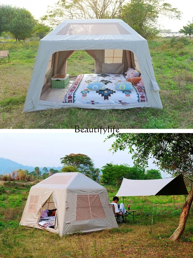 

Tenda gonfiabile da esterno , baldacchino da campeggio automatico, protezione solare portatile integrata e protezione dalla p