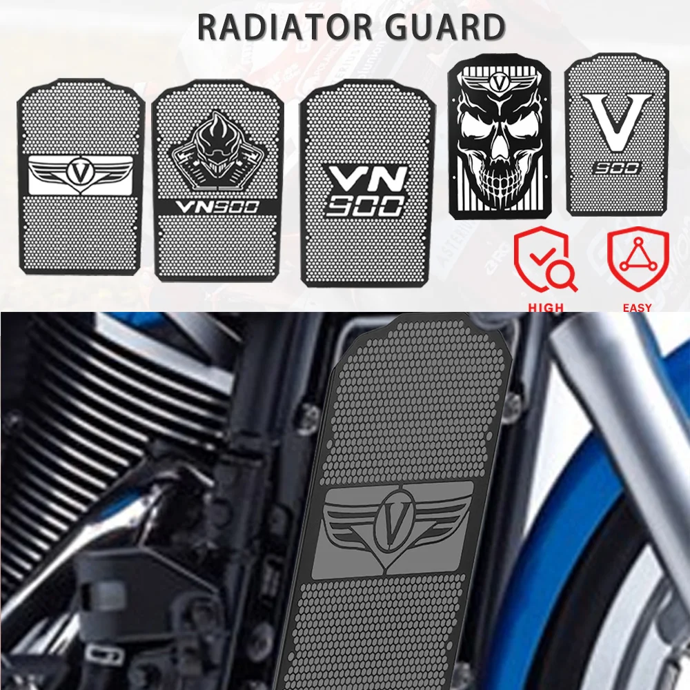 

FOR KAWASAKI Vulcan 900 Custom VN 900 VN900 Custom Radiator Cover Bezel Grille Guard Protector 2007-2024 2023 2022 2021 2020