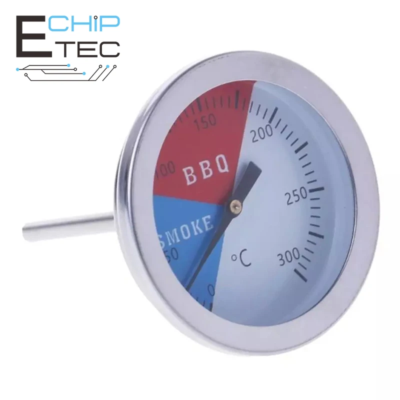

0-300 Celsius Stainless Steel Barbecue BBQ Grill Thermometer Temperature Gauge Oven Thermometer for Kitchen