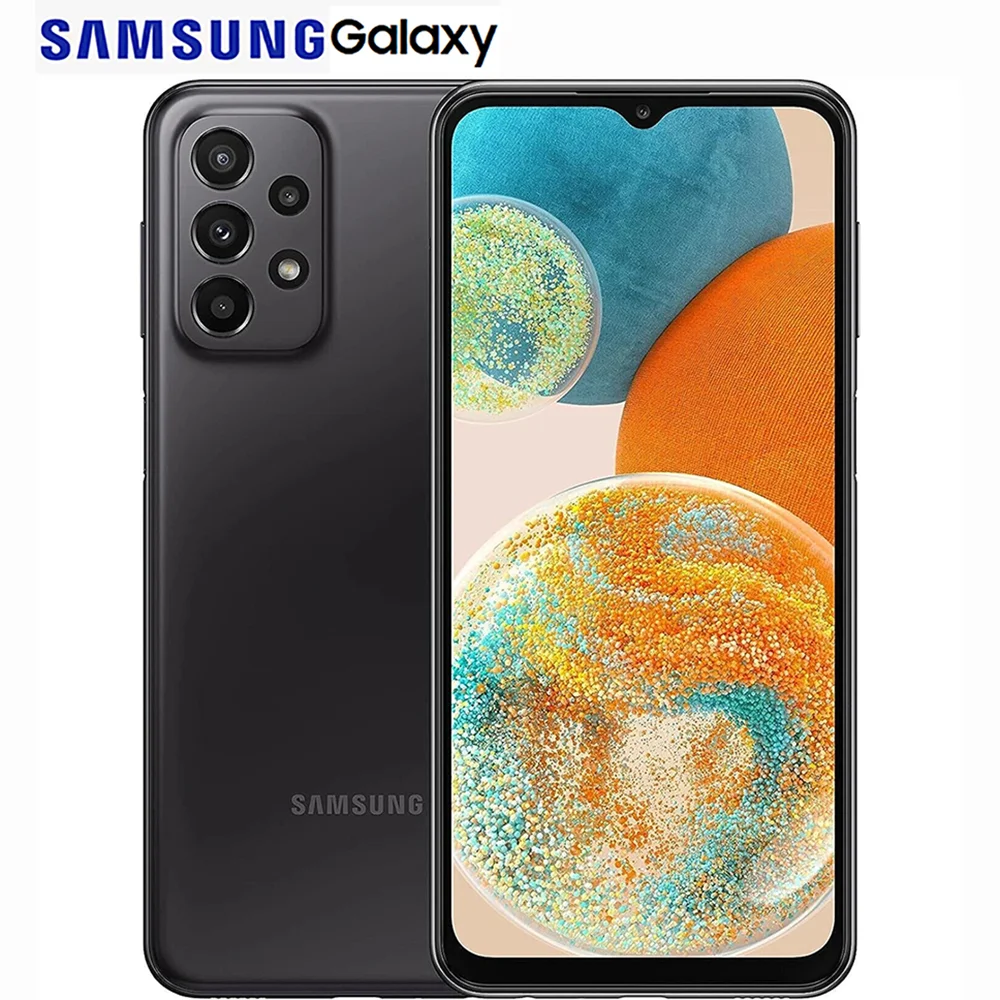 Refurbished Samsung Galaxy A23 Smart Android Phone Global Edition 2SIM 6.6-inch 50MP 2SIM Samsung Smartphone 5000mAh 25W NFC