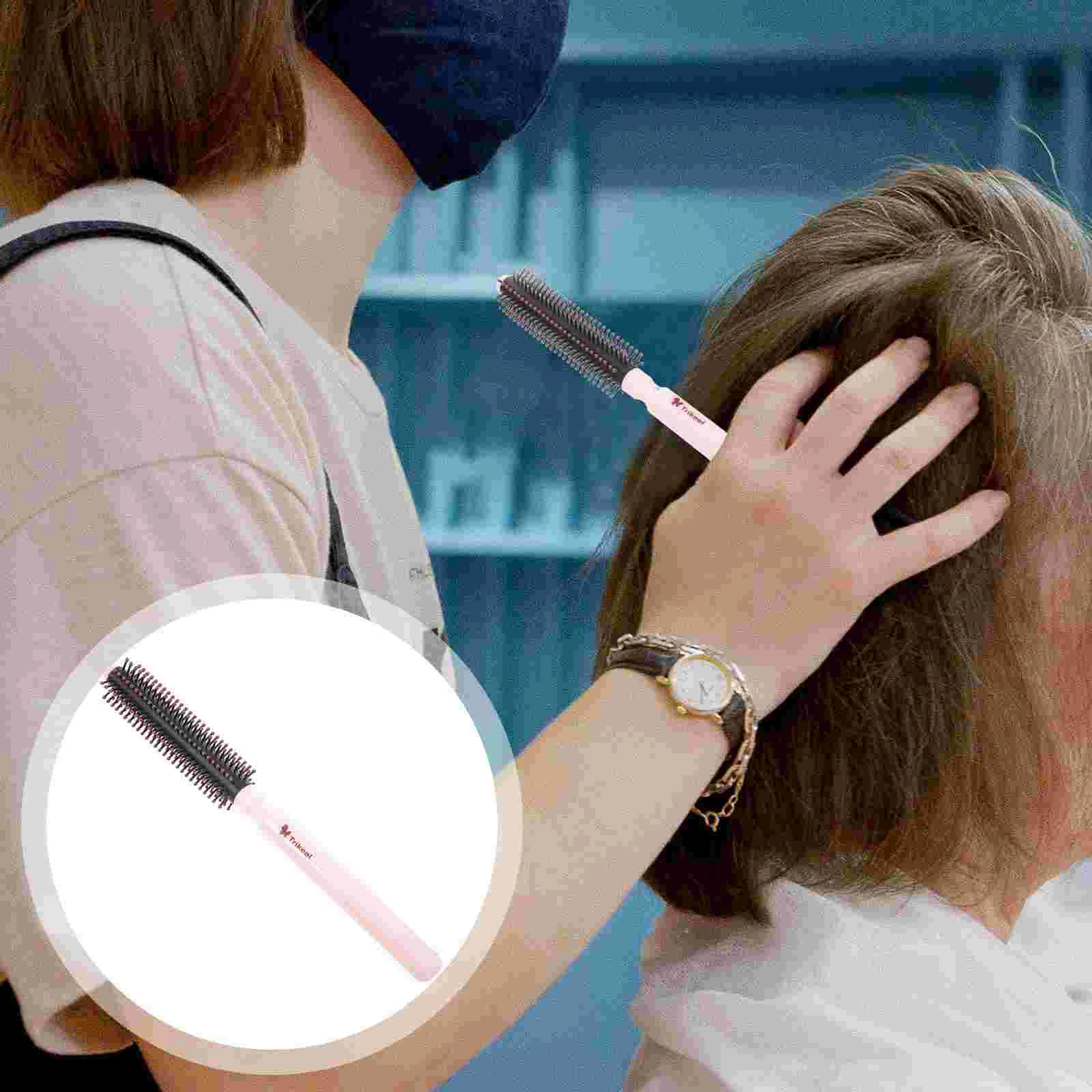 

Round Brush for Bangs Small Blow Drying Short Hair Women Dryer Major Hairbrushes Plastic Man