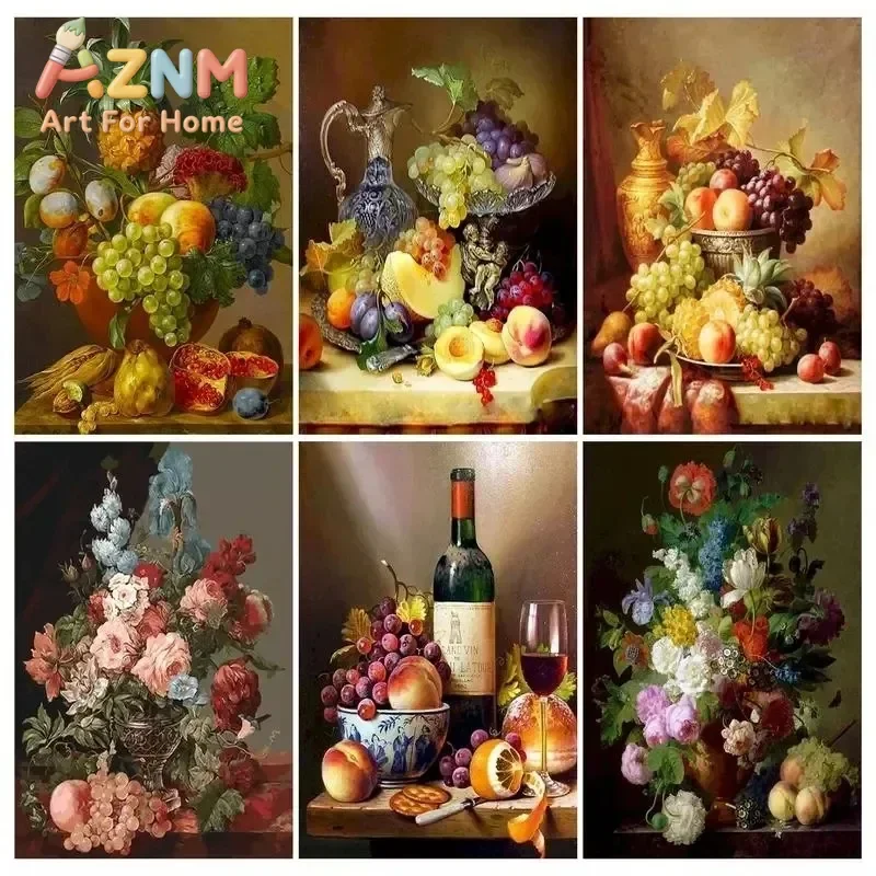 Painting Landscape Canvas Canvas Still Life Fruit Frameless Painting Home Room Decoration