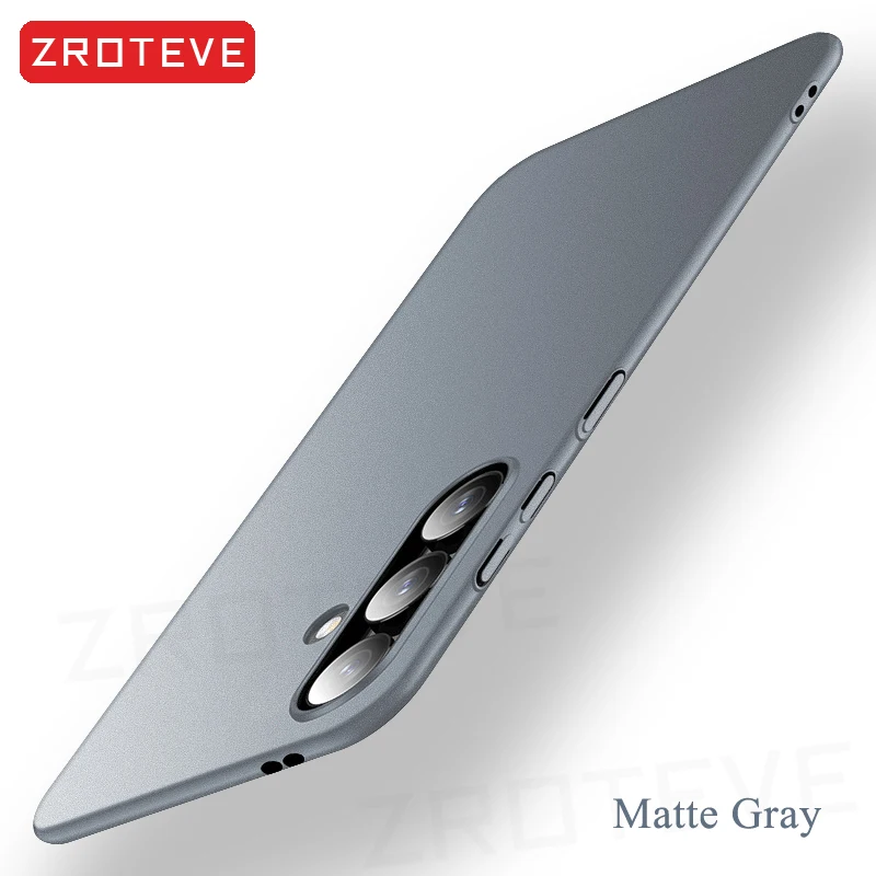 S24 Hülle Zroteve Slim Hard PC Matte Cover für Samsung Galaxy S24 Ultra S25 Edge S22 S26 Plus S20 S21 S23 FE S24+ Handyhüllen