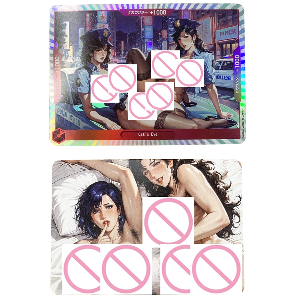 

Waifu New Naked Girl Collection Card Anime Uzumaki Kushina Big Breasted Beauties Nude Card Refractive Color Flash Embossed