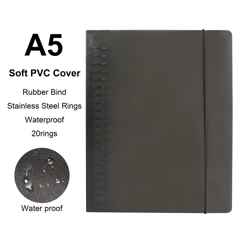A4/B5/A5 Loose Leaf Refill Binder Notebook Blank/Line/Grid/Cornell Replacable Metal Ring Office&School Supplies Stationery - Image 8