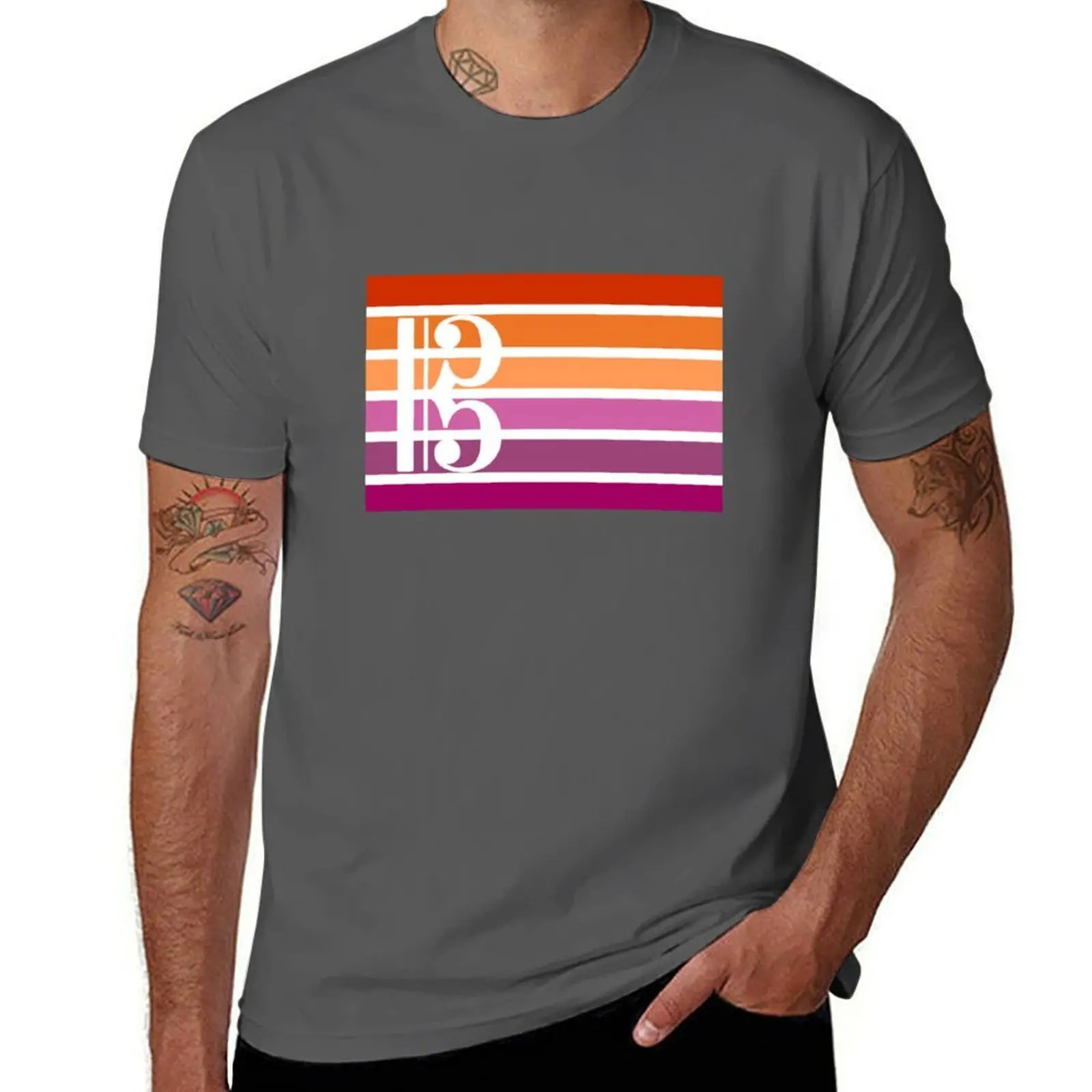 

Lesbian Alto Clef T-Shirt man graphic t shirt t shirt man luxury T-Shirt