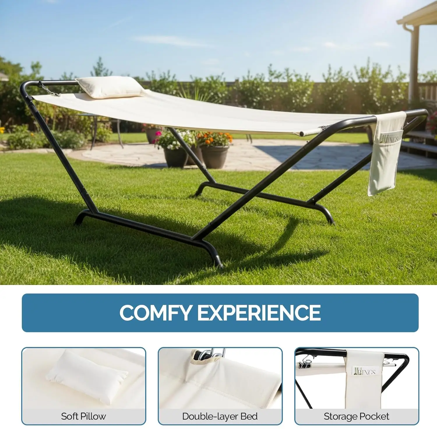 Thumbnail 2 - #17 Latest Hammock with Stands Offers