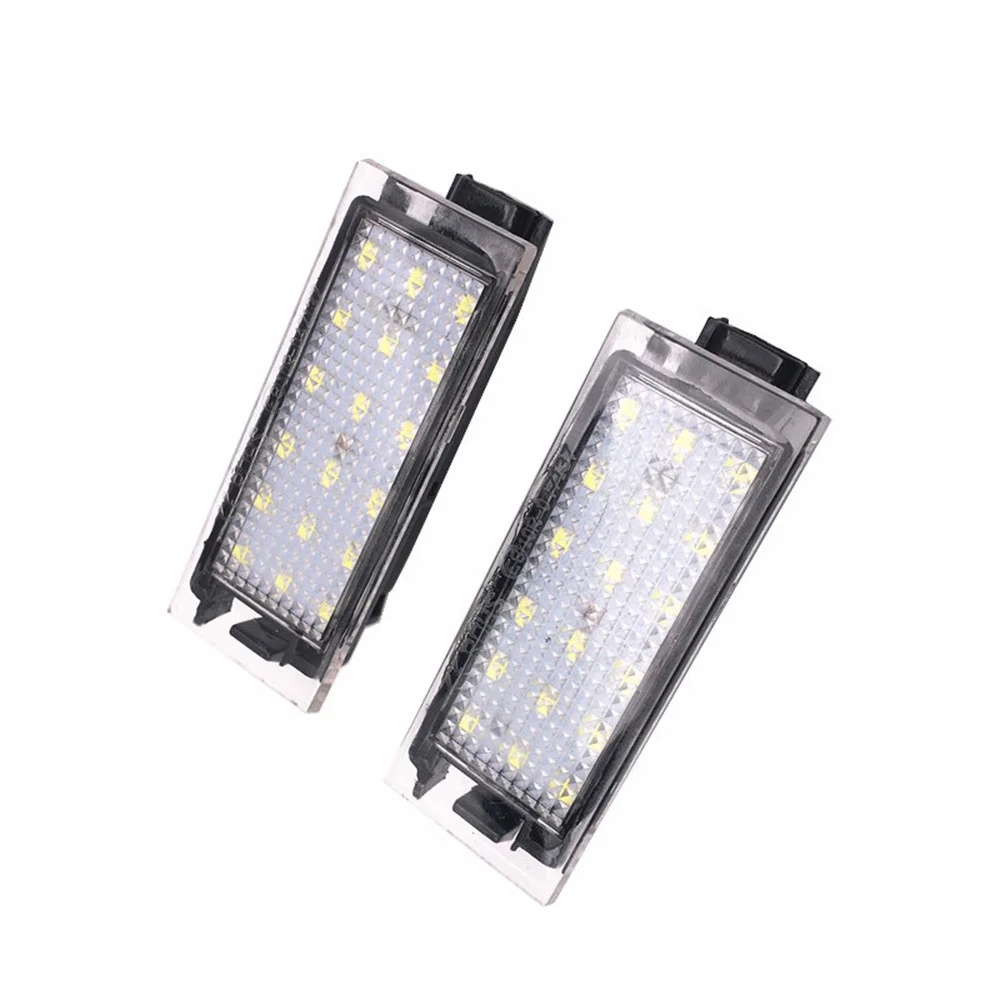 Car LED Number License Plate Light For Renault Megane 3 Clio Laguna 2 Megane 3 Twingo Master Vel Satis