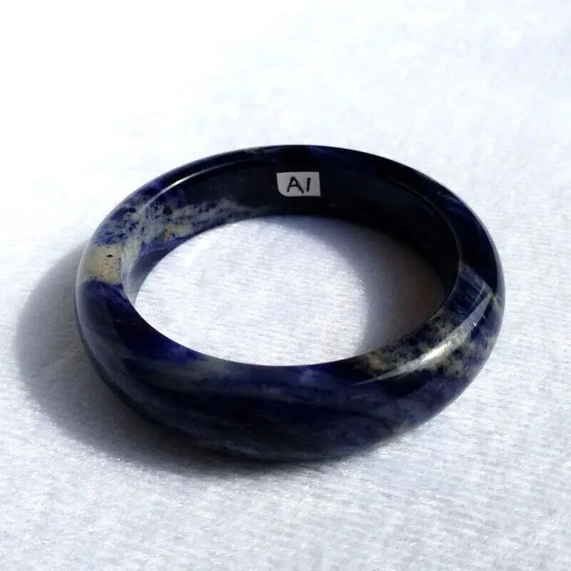 GENUINE Asia 59.50mm Rare Natural Lapis Lazuli Gemstone Bangle Bracelet