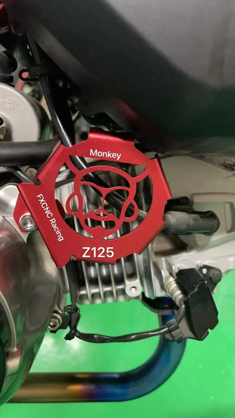 MOTO CNC フロントホーンカバー エンジンカバー装飾クランプキャッププロテクター オートバイアクセサリー ホンダ モンキーバイク Z125 2018-2025対応
