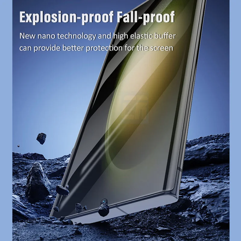 1-3 Stuks Matte Keramische Zachte Film Voor Samsung Galaxy S23 S24 S22 S21 S20 S10 S9 S8 Note 20 Ultra 9 10 Plus Gebogen Schermbeschermers