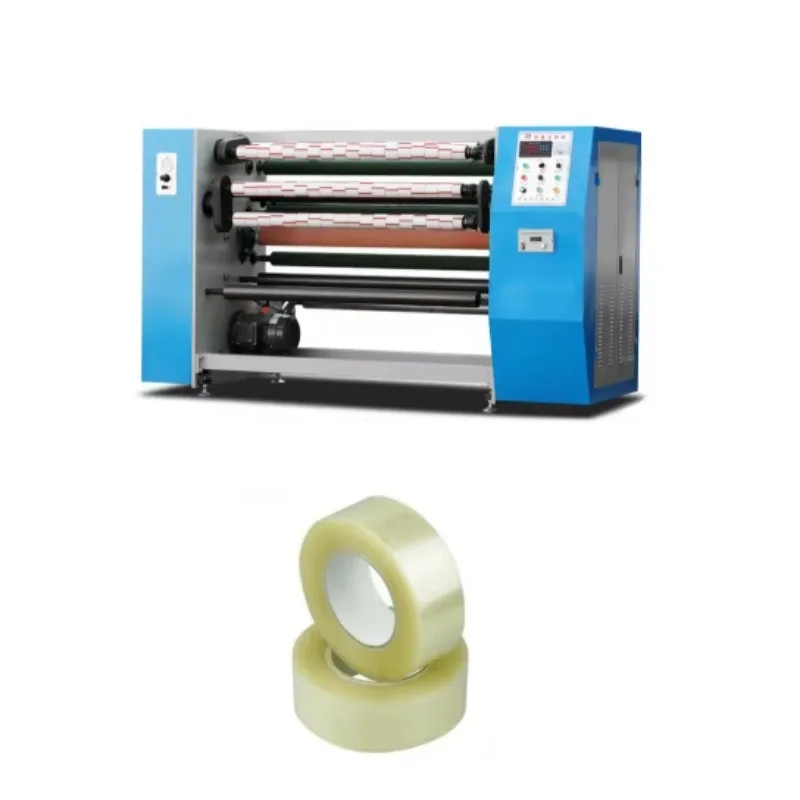 Tape slitting and rewinding machine Plastic product manufacturing machinery