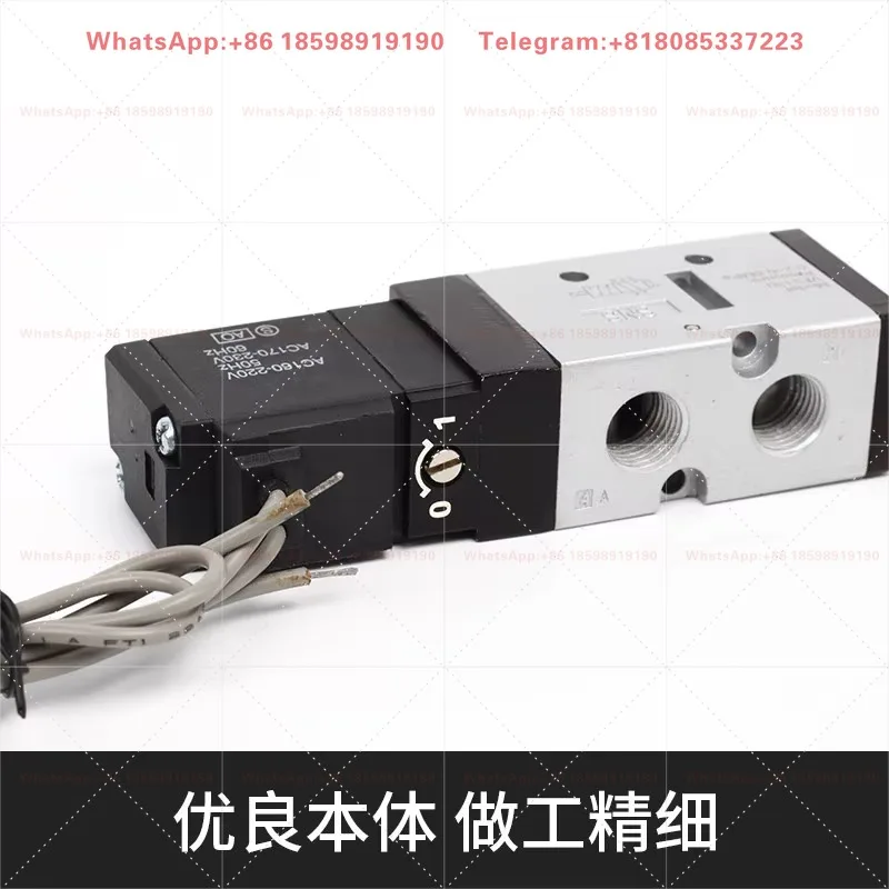 Pneumatic Solenoid Valve VF3130, 2 Position 5 Way Air Valve, 24V 220V, Pneumatic Control Valve Replacement for SMC