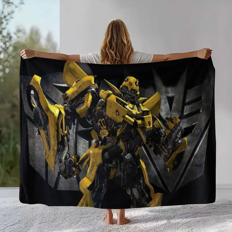 Autobots Transformers Optimus Prime Flannel Throw Blanket,Cozy Warm Blanket for Bed,Sofa,Living Room,Picnic,Camping,Home Decor