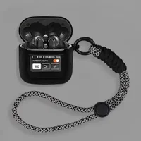Funda para JBL Tour Pro 3, Tour Pro2 funda protectora cordón de nailon cubierta suave conchas funda antipolvo accesorios de correa de cuerda de mano