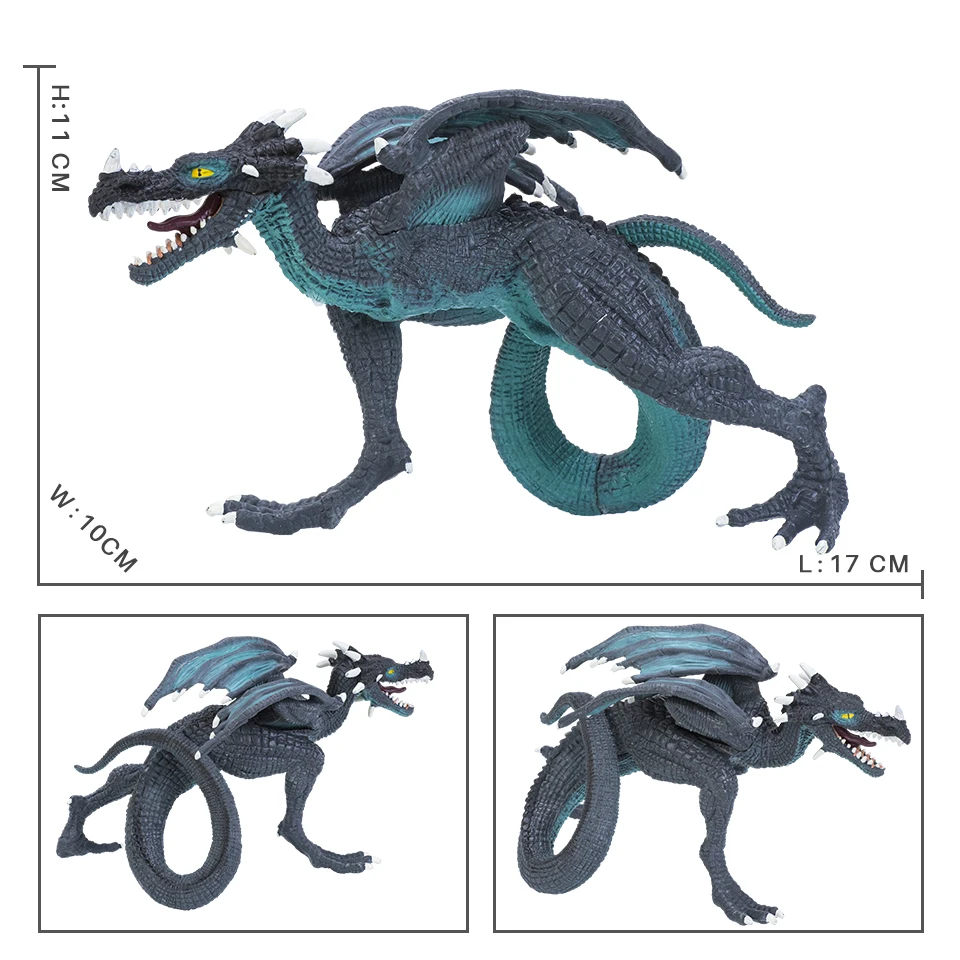 Original Savage 3D Magic Dragon Mythos Drache Tiere Modell Feuer Bull Octopus Monster Krabbe Action-figuren Kinder Sammlung Spielzeug Geschenk – Detail 23