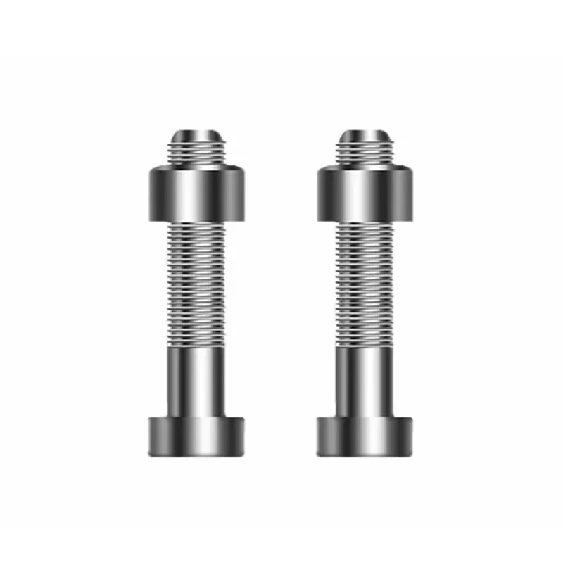 【DIGITAL GADGET】4X M2.5 Headshell Cartridge Mounting Screws Universal Aluminum Bolts Screws Nuts For LP Vinyl Record Player,A