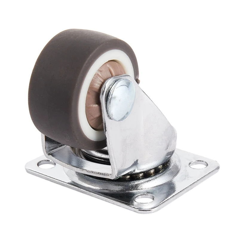 Mini rotelle ABUL, diametro 1 pollice/25 mm, ruota ultra silenziosa per cassetti libreria