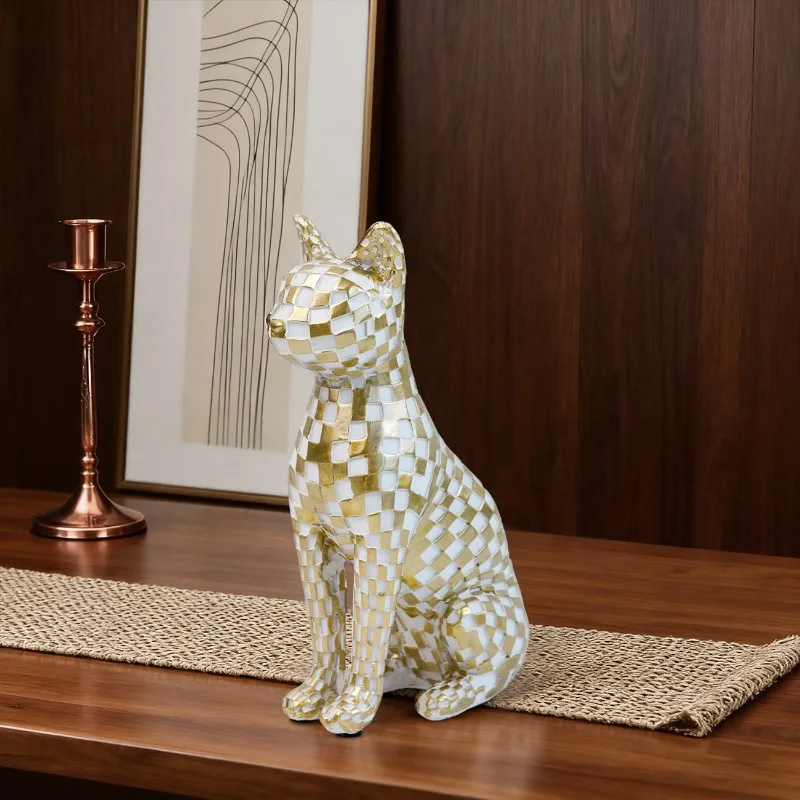 

New Mosaic French Bulldog Statue Handmade Art Sculpture Animal Statue, A Unique Gift for Home Pet Enthusiasts, Home Decor