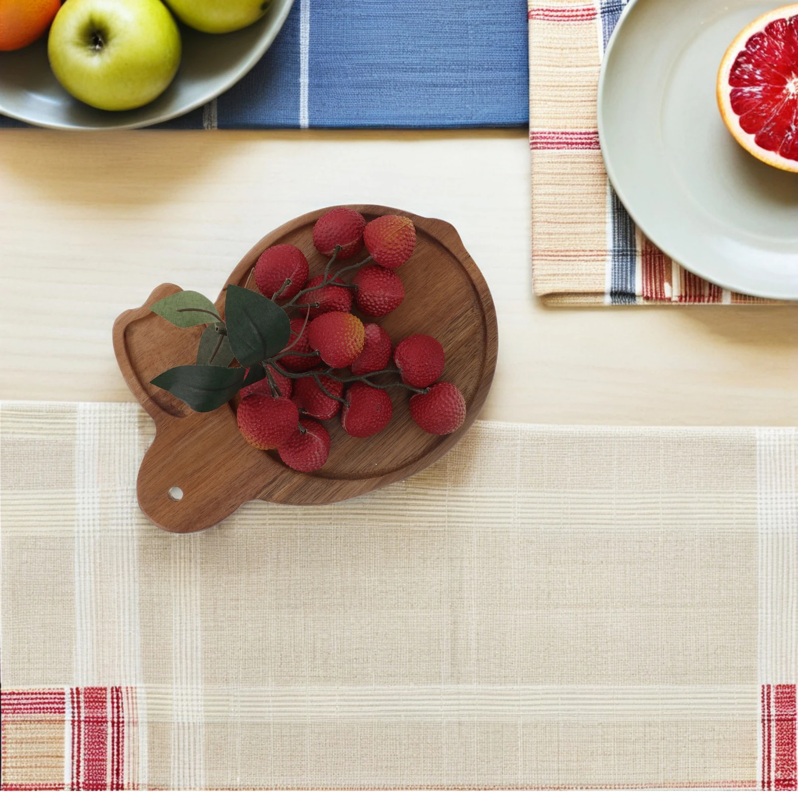 

Rabbit Shaped Acacia Wood Serving Tray Natural Solid Wood Cheese and Charcuterie Board for Snacks Desserts Fruit Party Appetizer