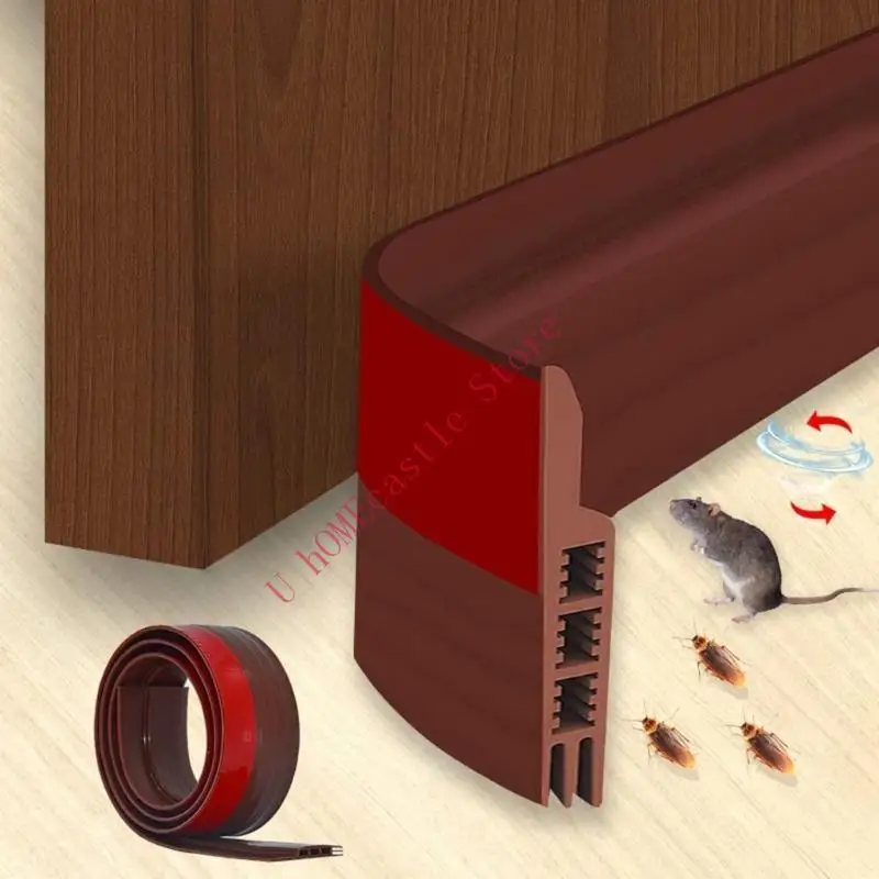 63HF Noise Blocking Seals Door Bottom Sealings for Doors & Window in Sensitive Areas