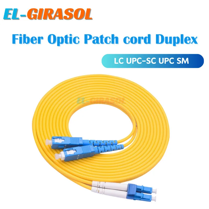 

Fiber Optic Patch Cord LC UPC-SC UPC Duplex Single Mode LC SC/UPC Duplex Fibra Optica Cord Optical Patch Cable Jumper SM FTTH