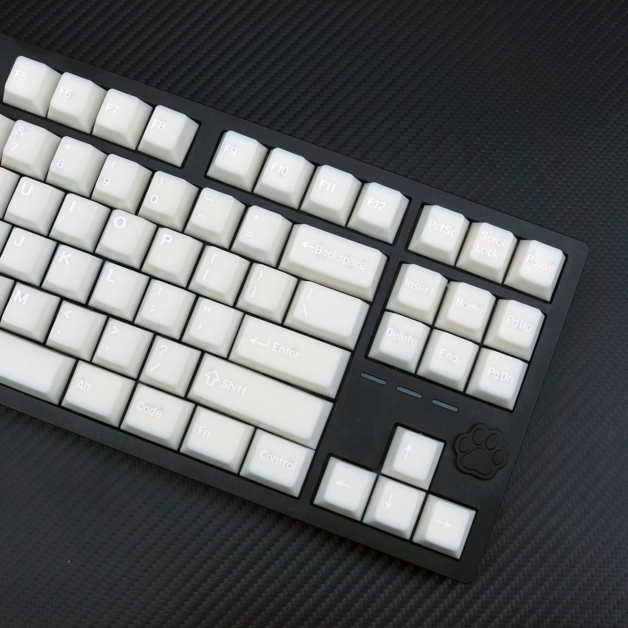 KBDiy 174 Key White Jade Keycaps Cherry Profile for Mechanical Keyboard PBT Double Shot Keycap Custom MX Switches 60 75% 61 980