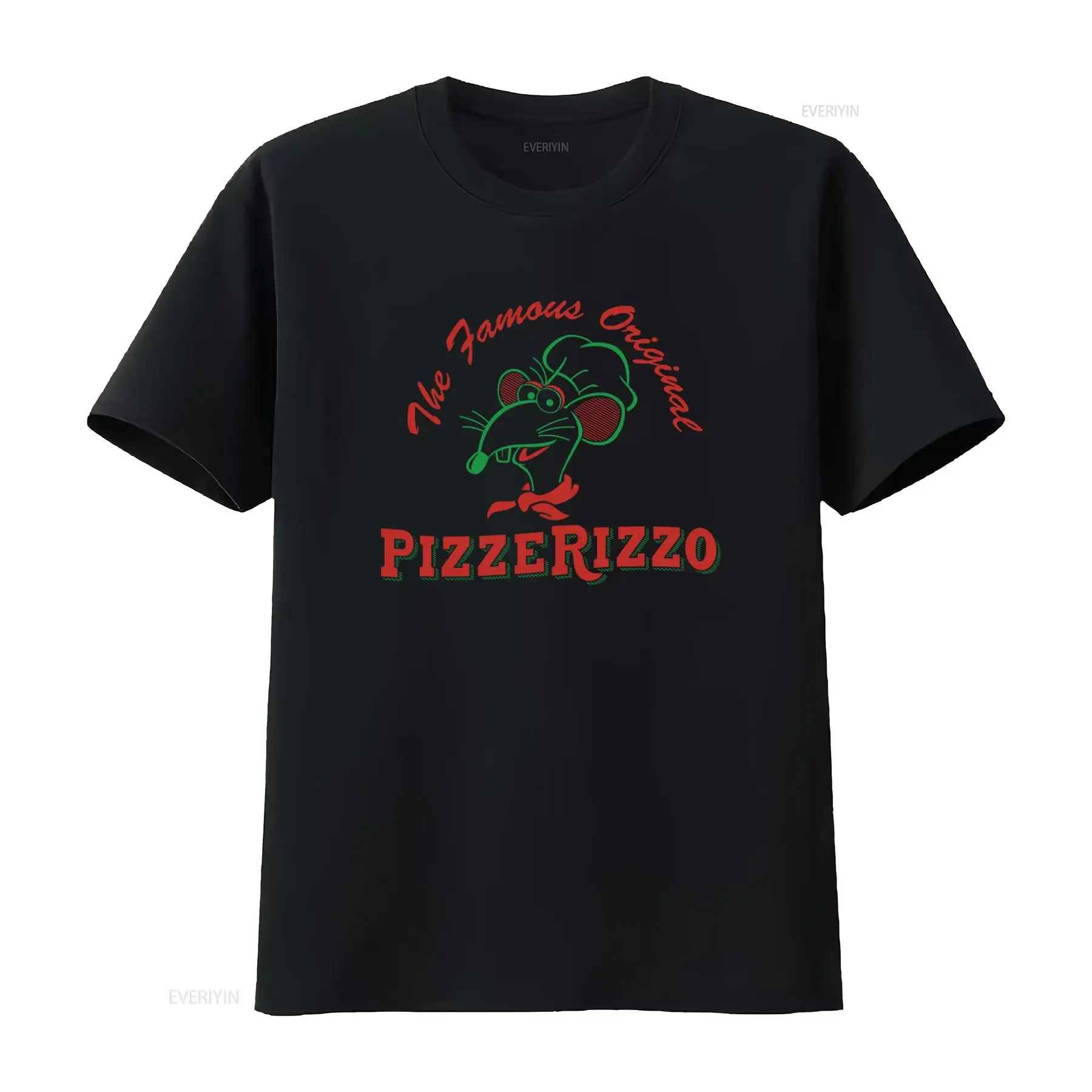 Pizza Rizzo PIZZERIZZ0 T Shirt The Famous Original Design for Adult Boys Girls Youth Cute Cartoon Mouse Chef Print vintage