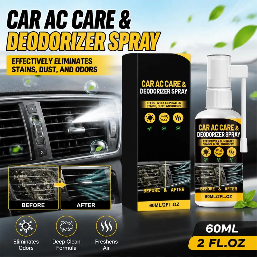 Foam Cleaning Spray For Conditioners Automotive Dust Removal And Deodorizing,applicable To Various Models Remove Odor Mold