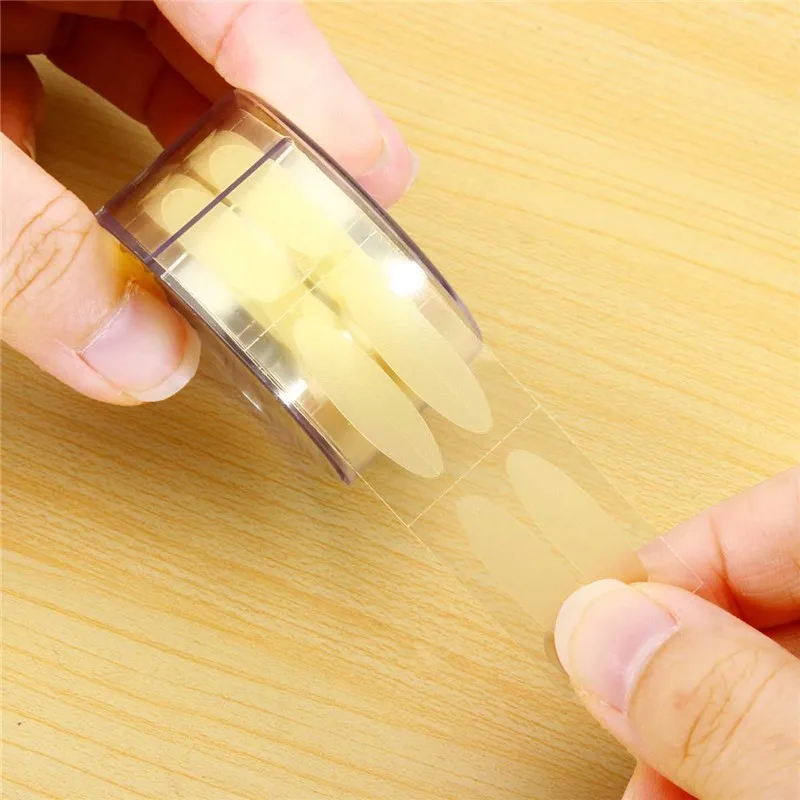 600 Pcs Eye Lift Strips Double Eyelid Tape Clear Gray Eyelid Stripe Big Eyes Invisible Double Fold Eyelid Sticker Makeup Tools