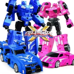 Mini Agent Armored car Robot Combined Transformation Action Figure MiniForce X Autobots Mecha Deformation For Children's Boy Toy