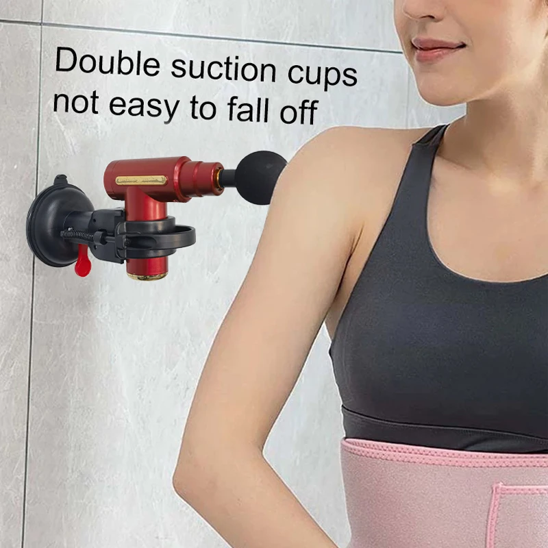 Fascia Machine Support Wall Mounted Massage Gun Grip Holder Hands Free Massage Gun Grip Bracket Self Massage For Home