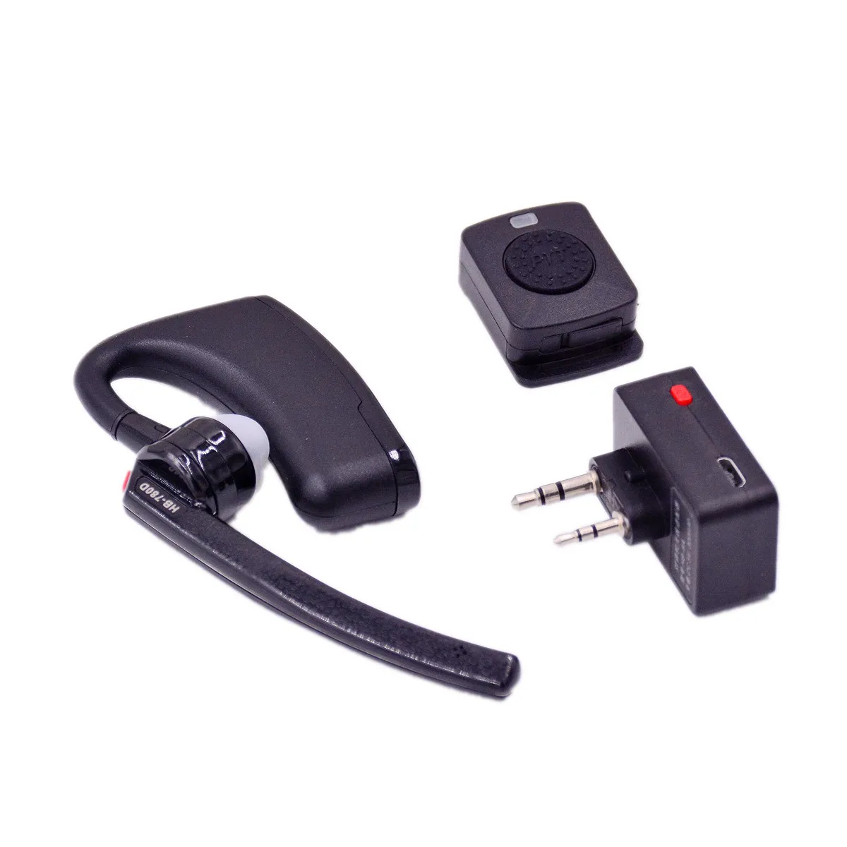ham-ラジオワイヤレスイヤホン-bluetooth-アダプタ-motorola-kenwood-tyt-baofeng-トランシーバーイヤーフック指-ptt-マイク付き
