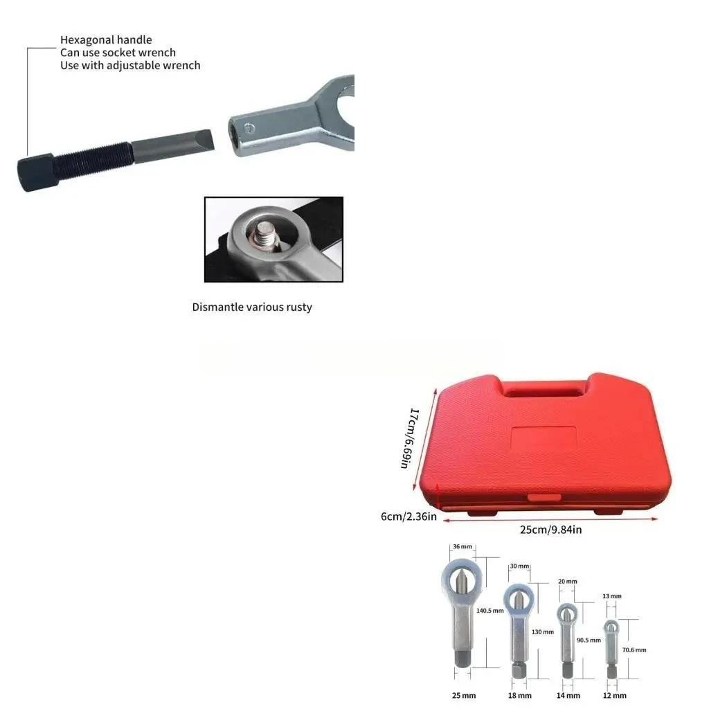 

652F Industrial Grades Nut Cracker Tool Secure Nonslip Grip Multiple Nut Size Supported