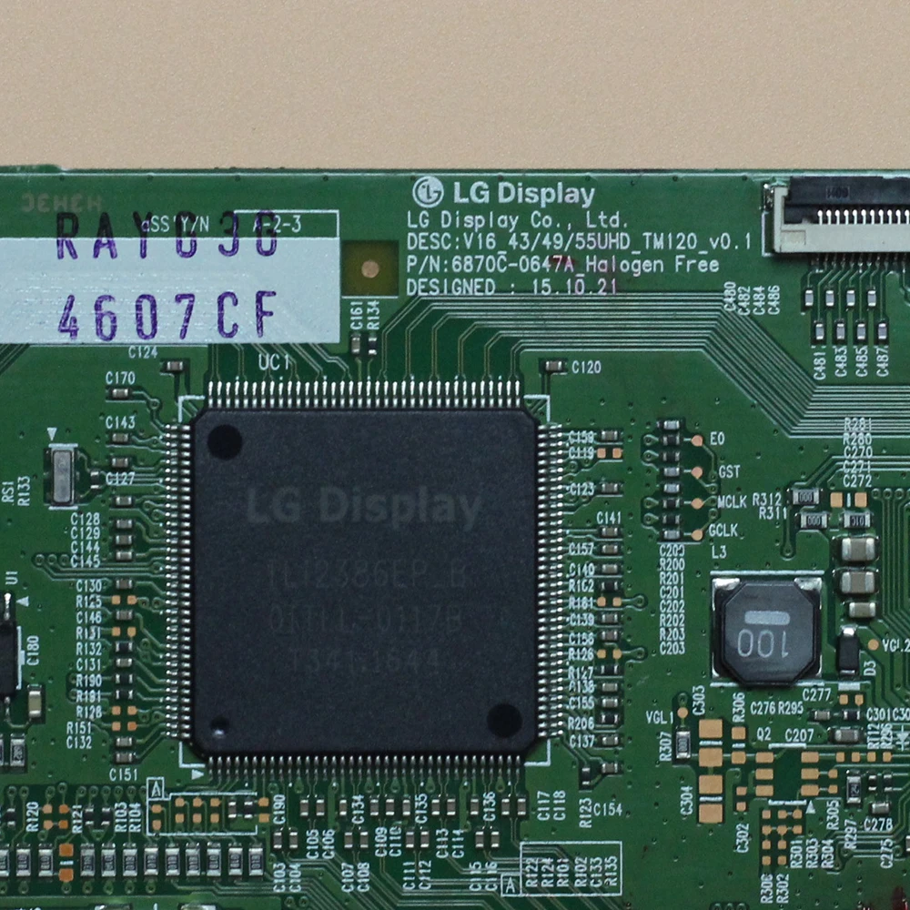 NEW Good test T-CON board for 6870C-0647A V16_43/49/55/UHD_TM120_v0.1