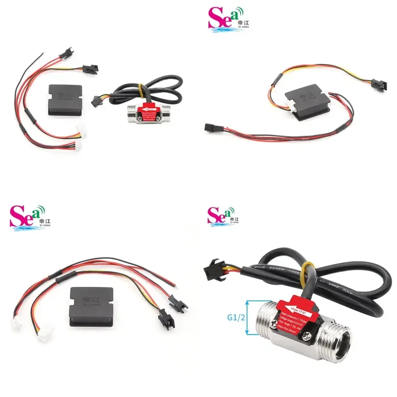304SS Liquid Turbine 1/2'' G Thread Flow Meter 18-24V to 4-20mA Current Sensors Water Flow Transmitter 1-25LPM