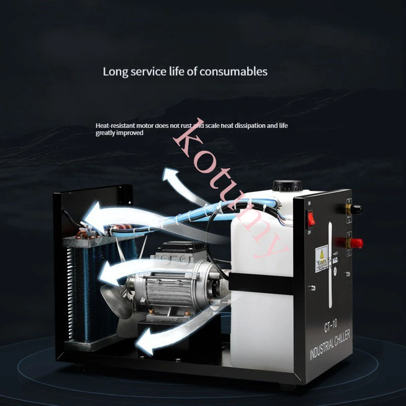 Portable Industrial Water Chiller 10L Lift Pump Cooler TIG MIG Plasma Welder Torch Equipment Cooling System