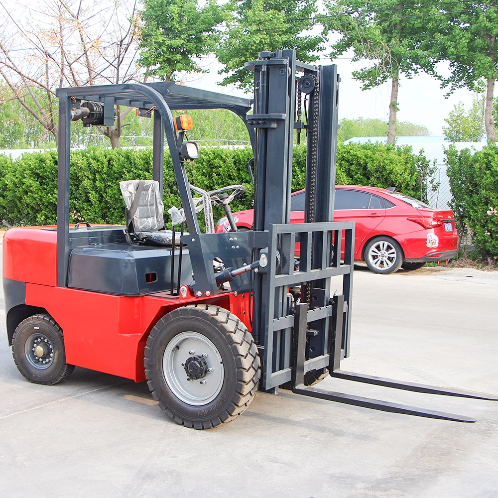 YGC-25 농업용 고품질 4륜 구동 디젤 지게차 2.5톤 고출력 카운터밸런스 지게차 유로 5 엔진 맞춤 제작