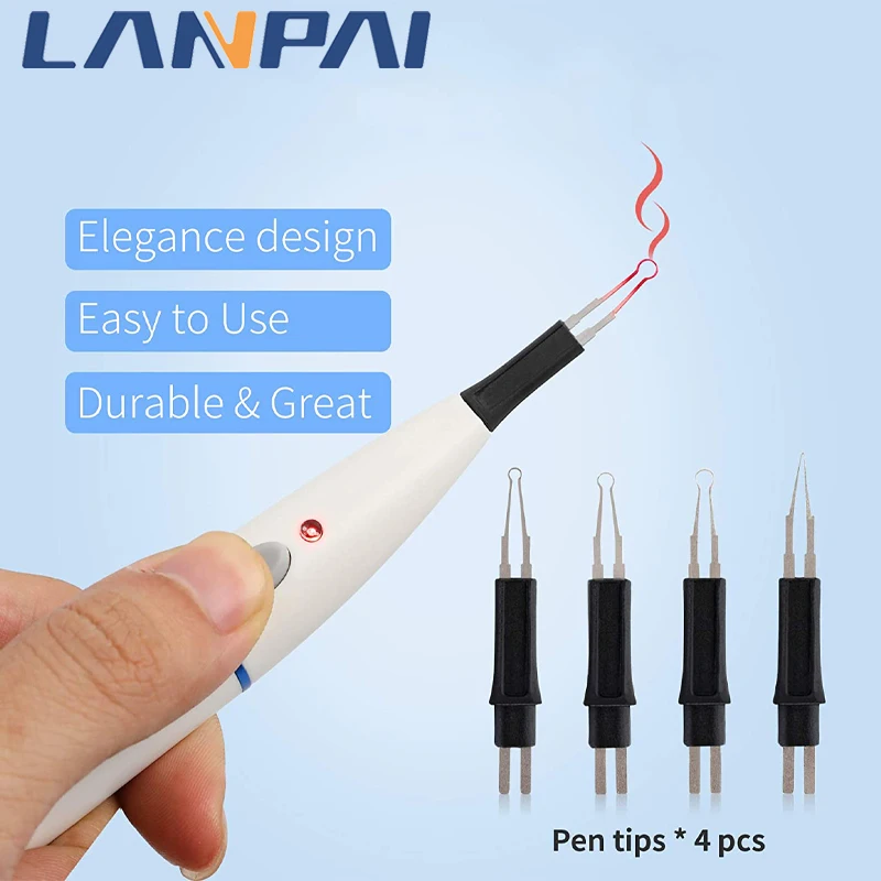 Lanpai Dental Gutta Percha Cutter Endo Gutta Teeth Whitening Dental Endodontics Cutta Percha 4 Free Tips Dentistry Equipment