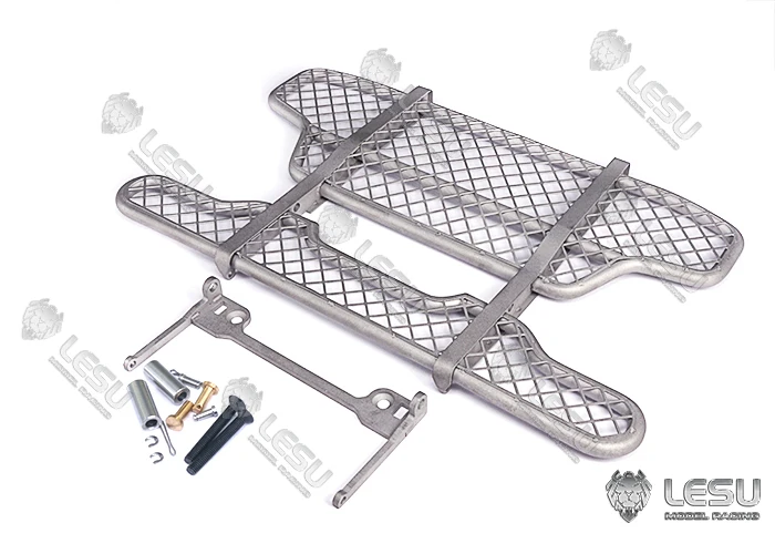 LESU 1/14 Truck FH16 Frontstoßstange Kollisionsbarriere Metall-Viehzaun Abschleppkopf – Detail 4