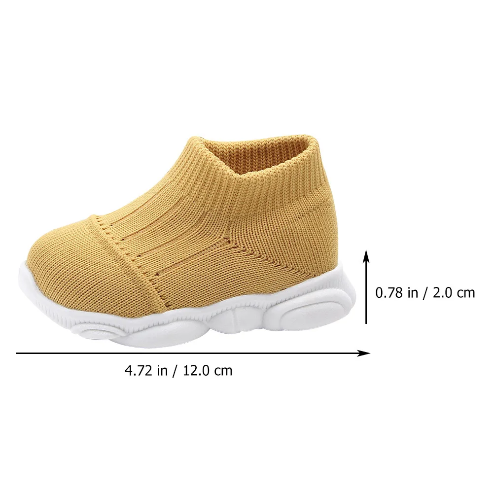 زوج واحد من أحذية الأطفال Prewalker المضادة للانزلاق وقابلة للتنفس ومريحة للمشي للرضع، أحذية أطفال ناعمة وخفيفة الوزن لمرحلة ما قبل المشي للرضع #6