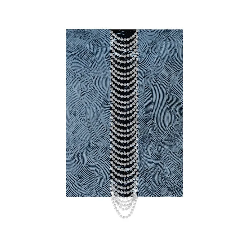 Modern Luxury Abstract Texture Crystal Pearl Wall Art, 3D Hanging Decor for Living Room Background & Entryway