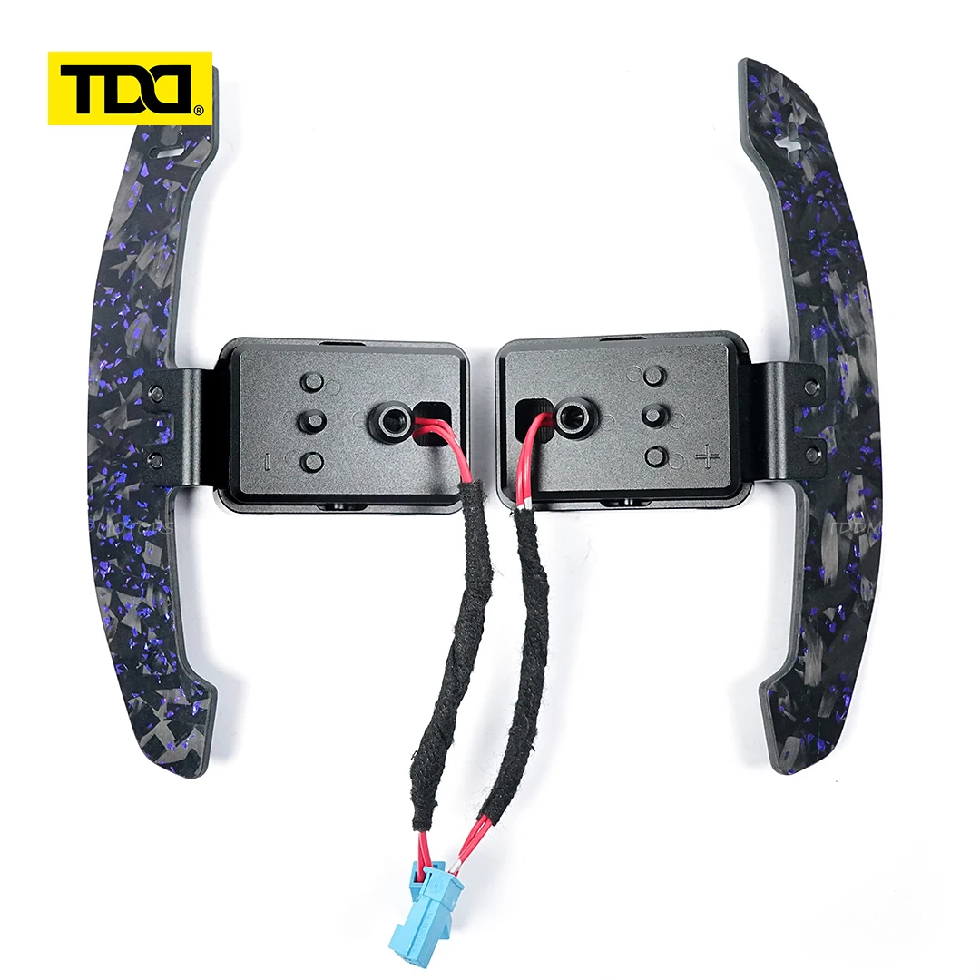 TDD forged Carbon Fiber Magnetic Shift Paddles for BWM G60 G61 G68 i5 G60 X3 G45& G48 New Shift Paddles Car Accessore