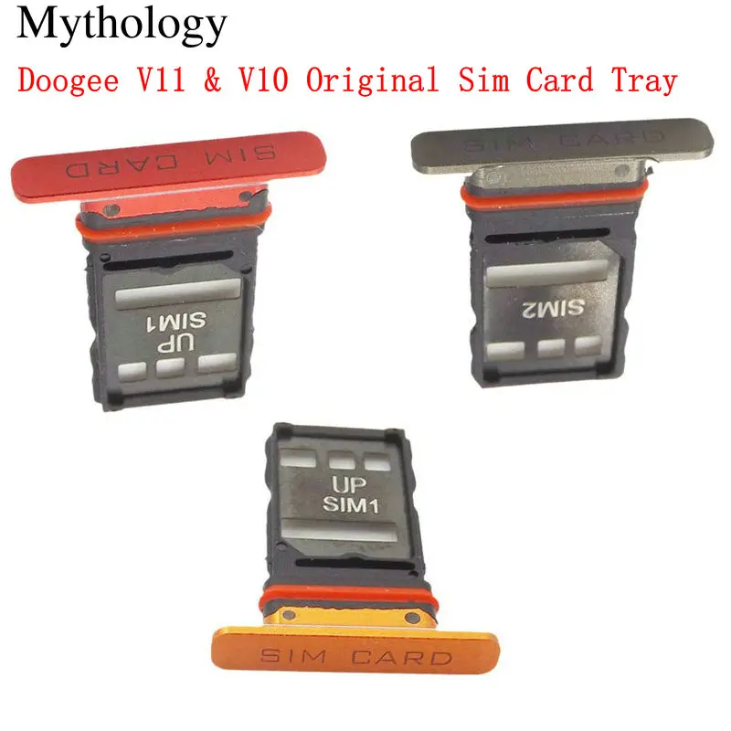 

For DOOGEE V11 V10 Sim Card Tray Card Slot Original Sim Card Holder Mobile Phone Accessories