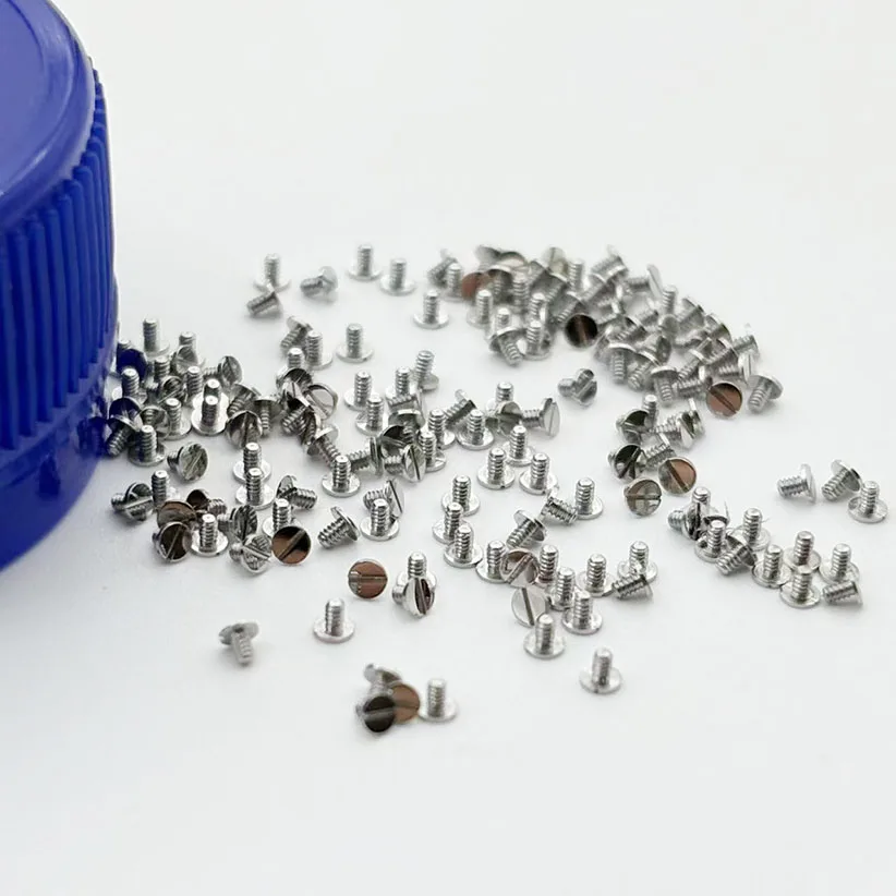 20/ 40/ 60/ 100pcs  Watch movement accessories 8200 movement upper clamp plate screw pendulum splint screw