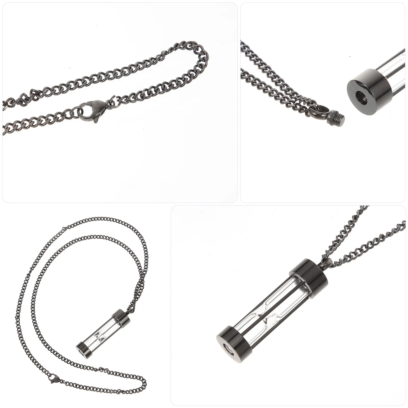 

Urn Pendant Women Vial Necklace Dainty Cremation for Jewellery Memorial Jewelry Ashes Miss